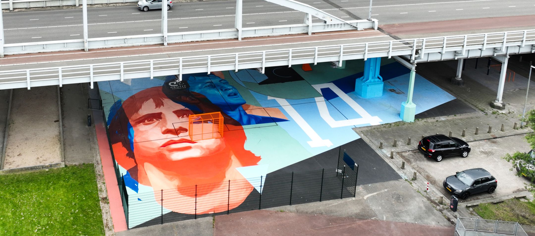 Van den Herik and Been Open Cruyff Court in Honor of Leo Beenhakker Van den Herik and Been Open Cruyff Court in Honor of Leo Beenhakker