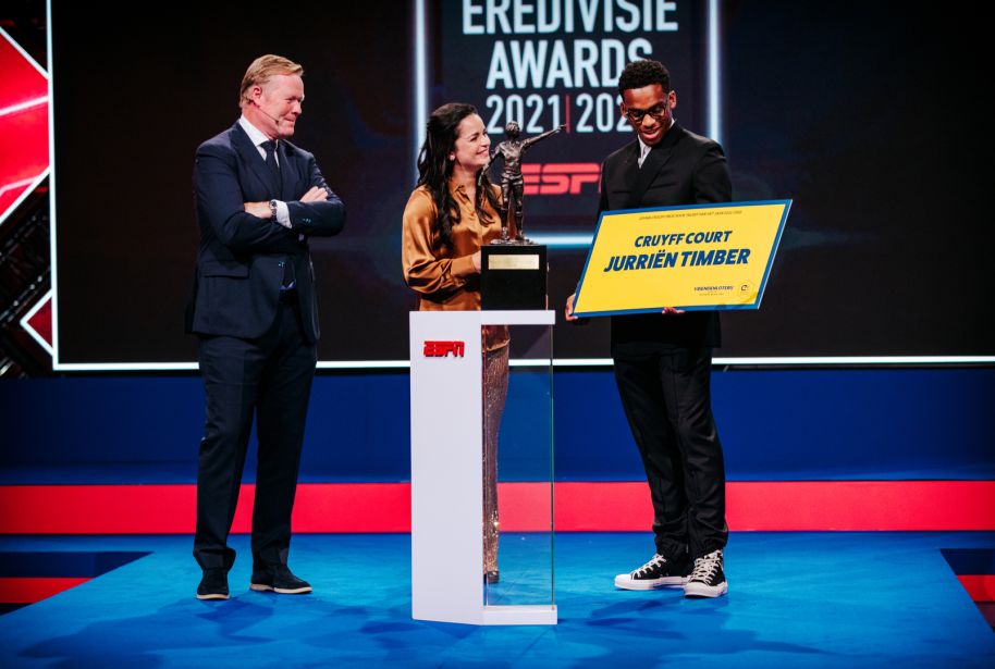 Jurrien Timber Talent van het Jaar 2021 2022