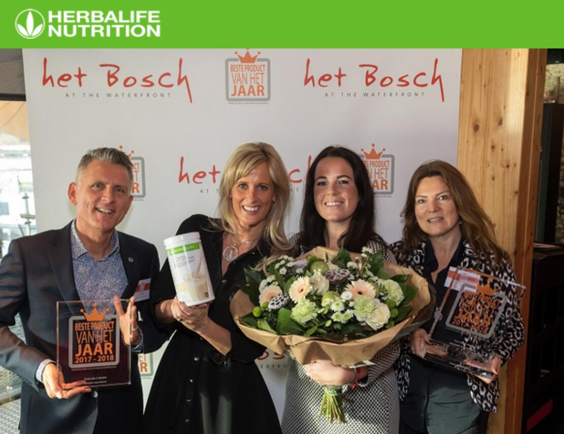 Herbalife winnaar "Beste Product van het Jaar 2017-2018"