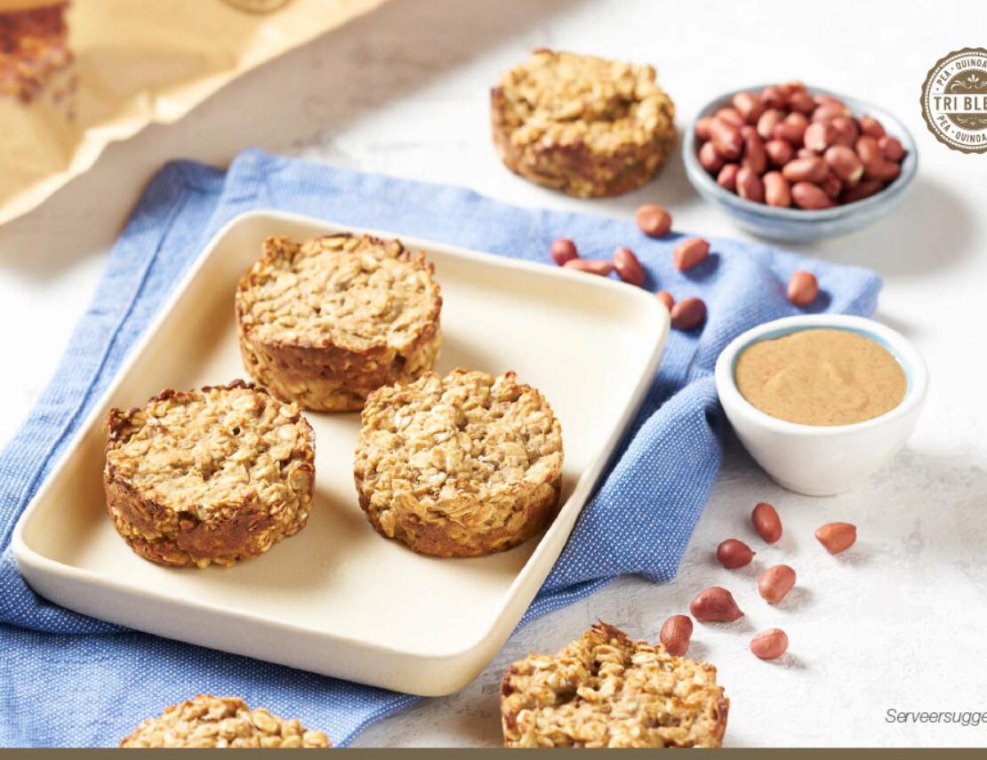 Pinda Proteïne Flapjack Bites