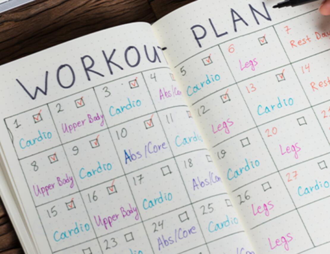 Een persoonlijk wekelijks trainingsplan maken