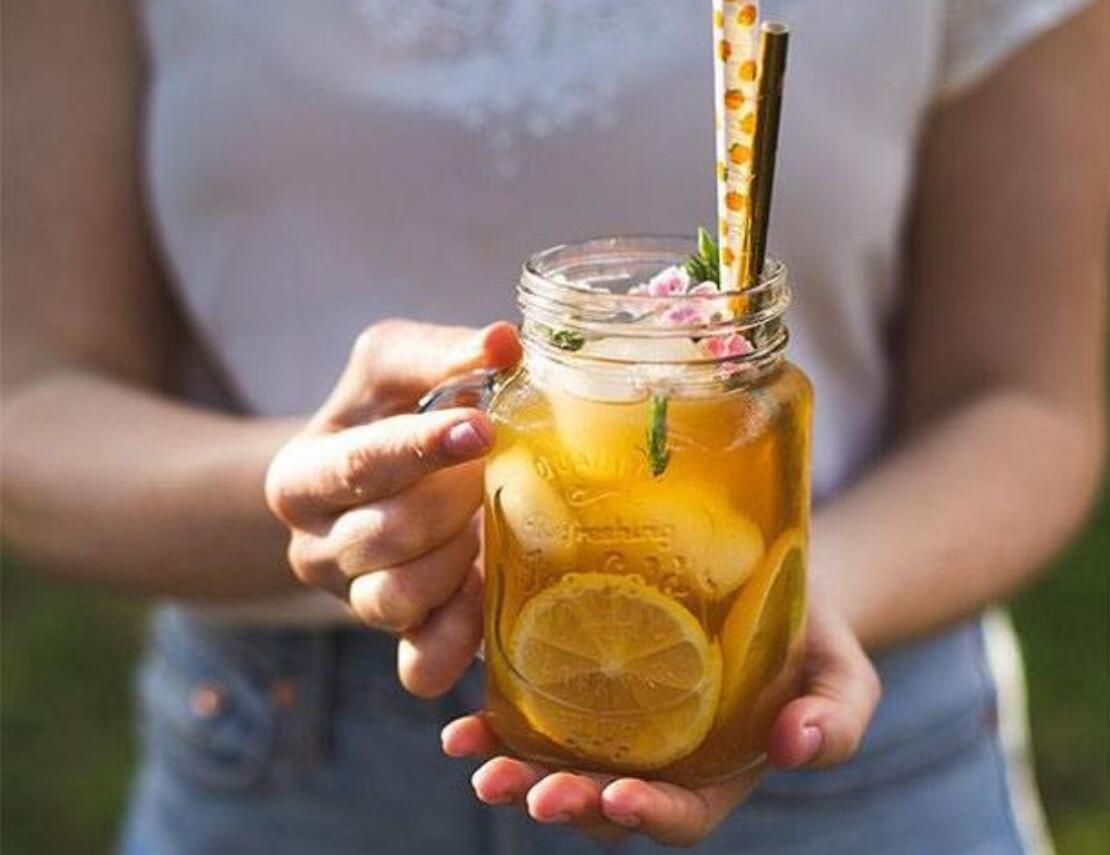 Ijsthee drank citroen