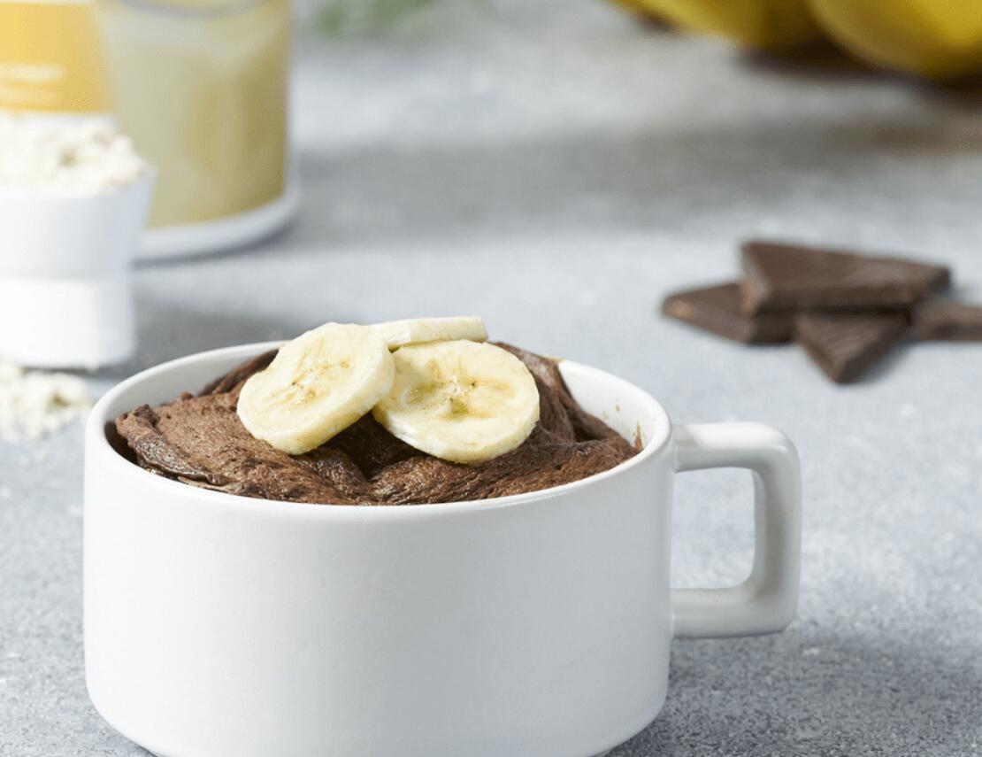 Dampende Vanille Mug Cake
