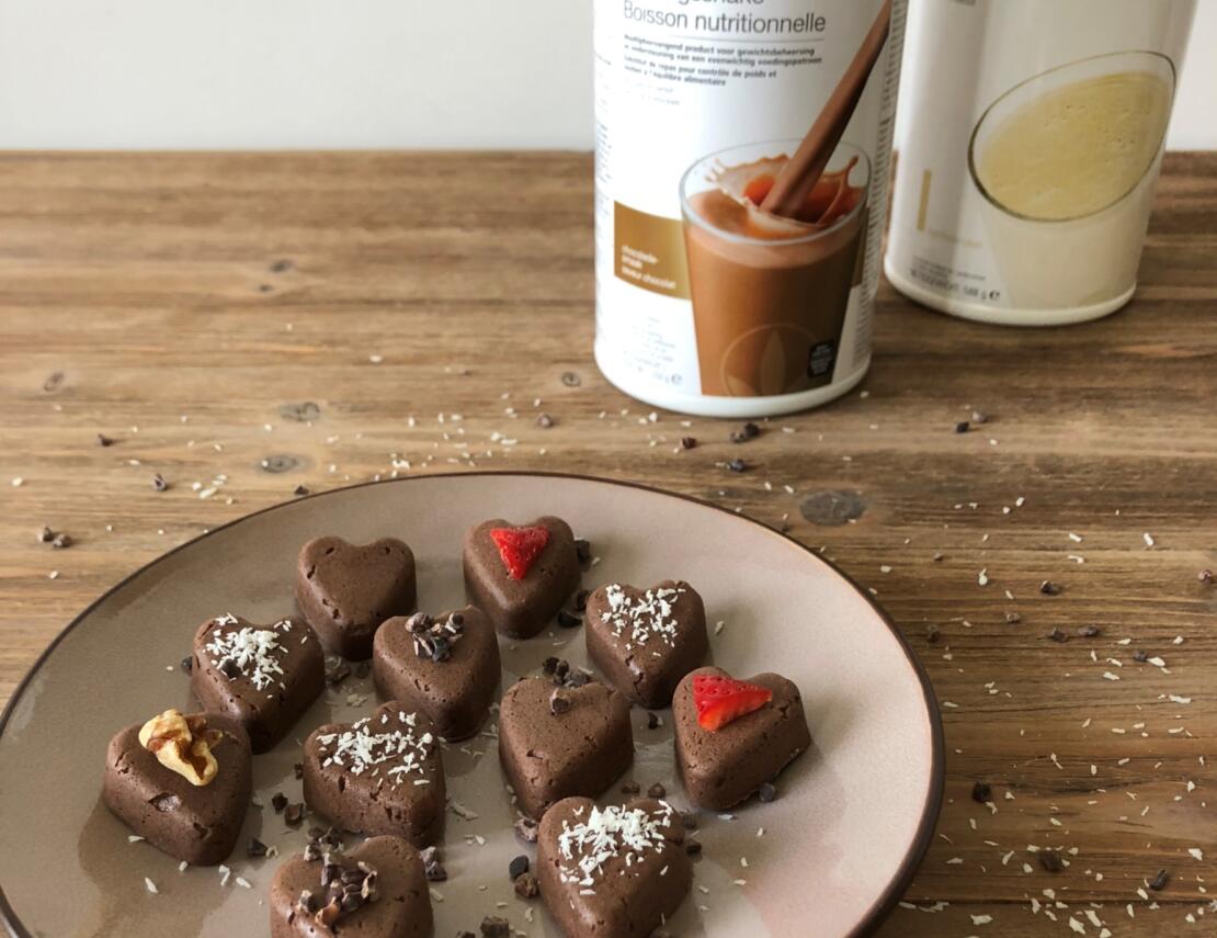 Hartveroverende Choco Bonbons