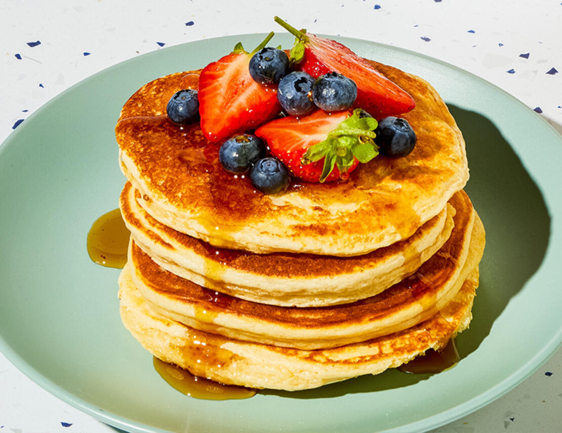 Geniet van deze heerlijke pannenkoeken met Proteïne Bakmix