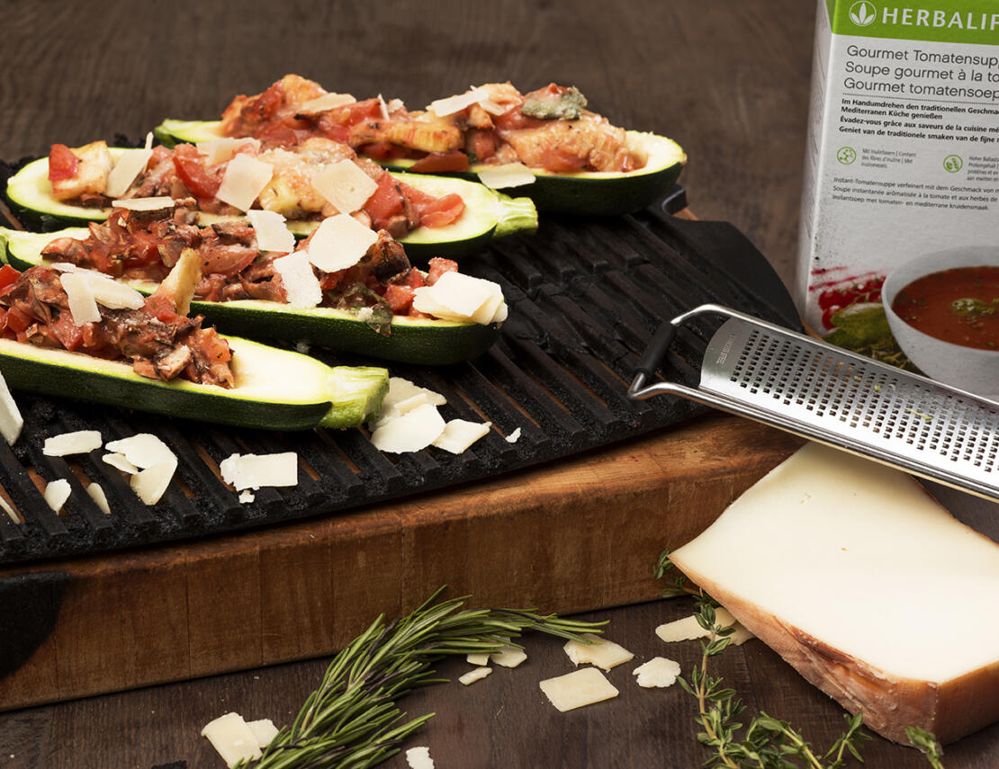 Gevulde Veggie Courgette