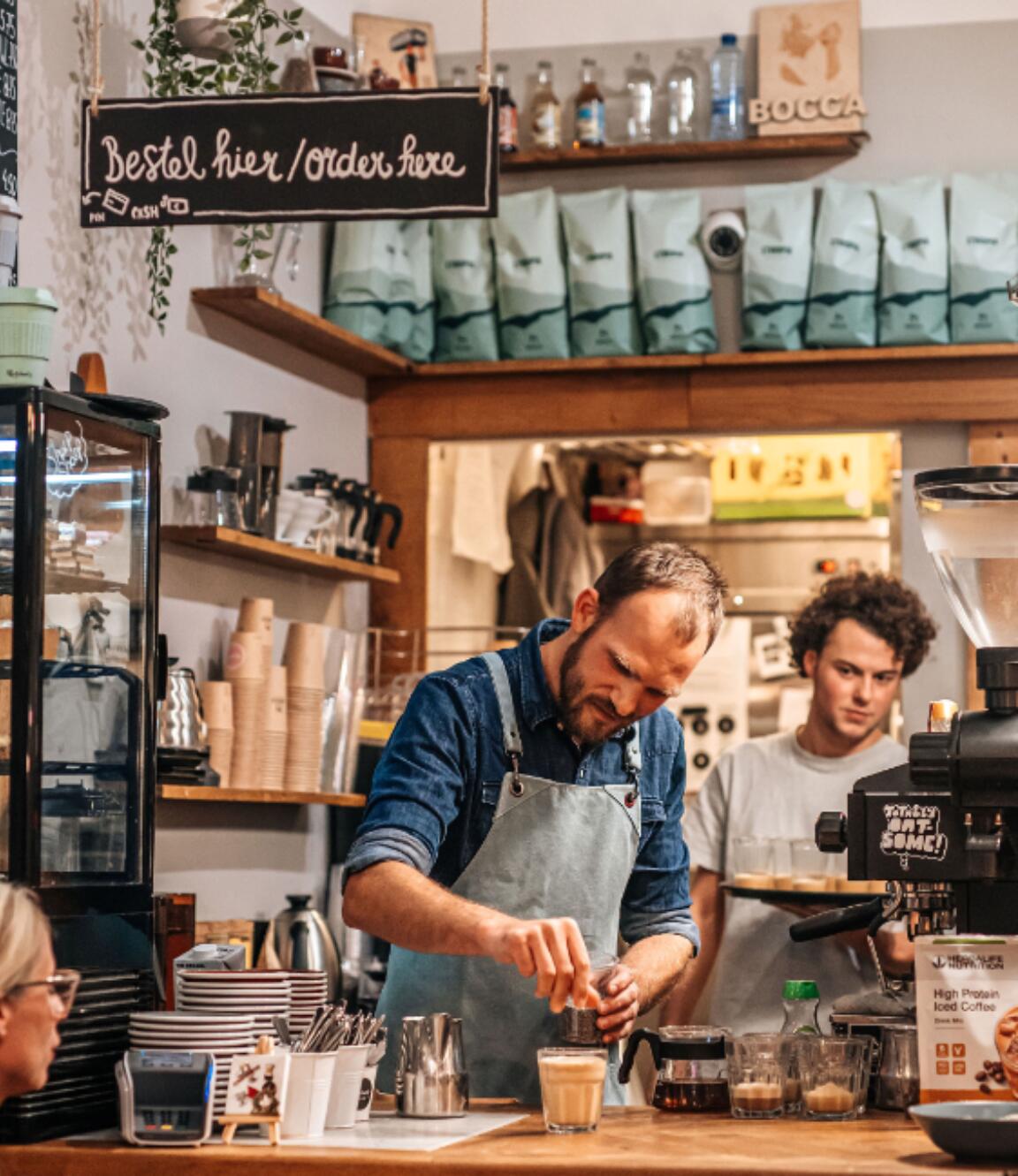 Jasper lavendellatte