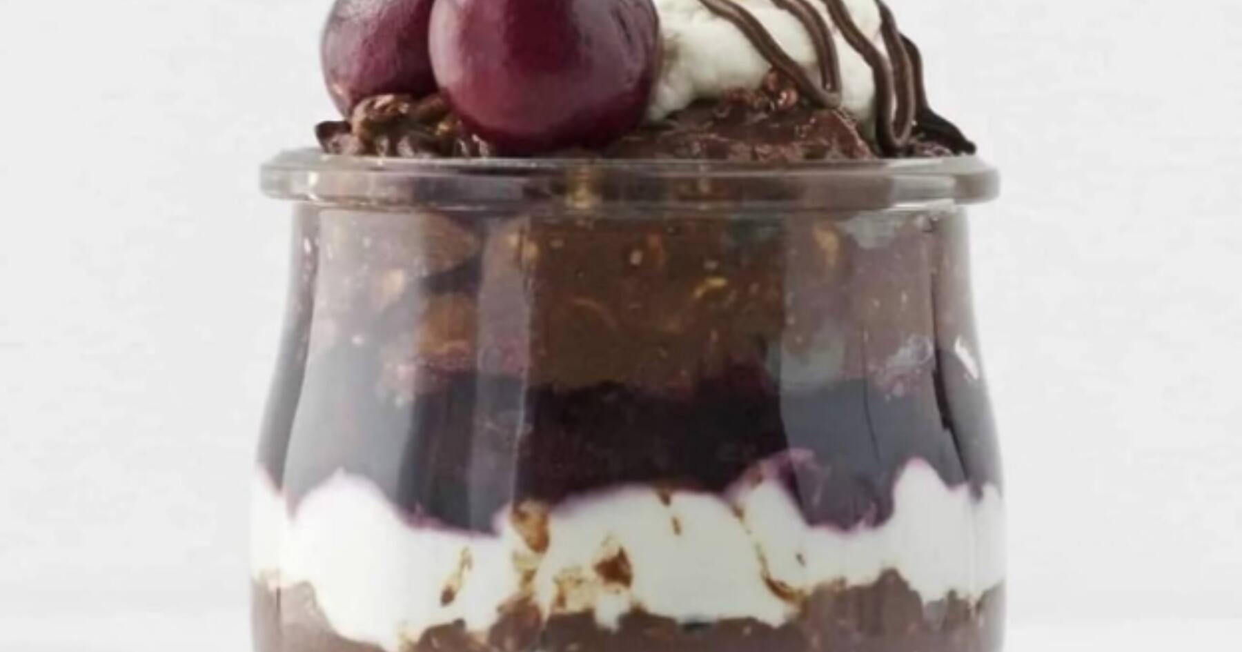 Black Forest Protein Overnight Oats