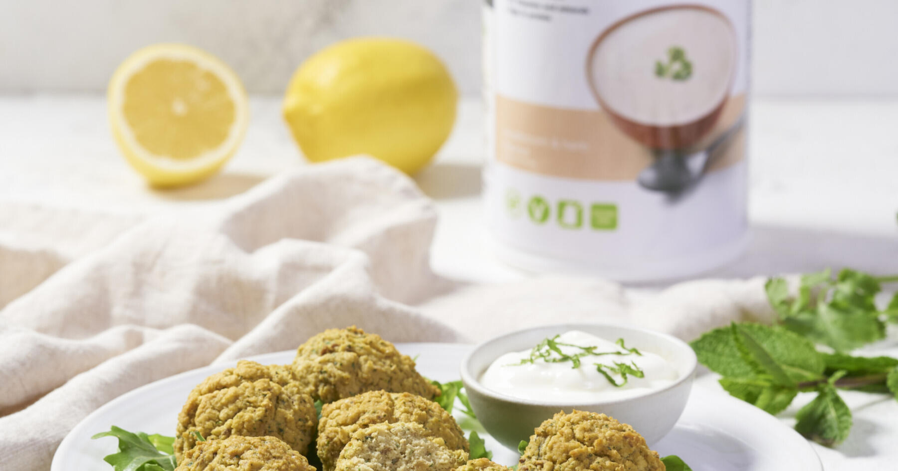 Oven Baked Mushroom Falafel Balls 1x1