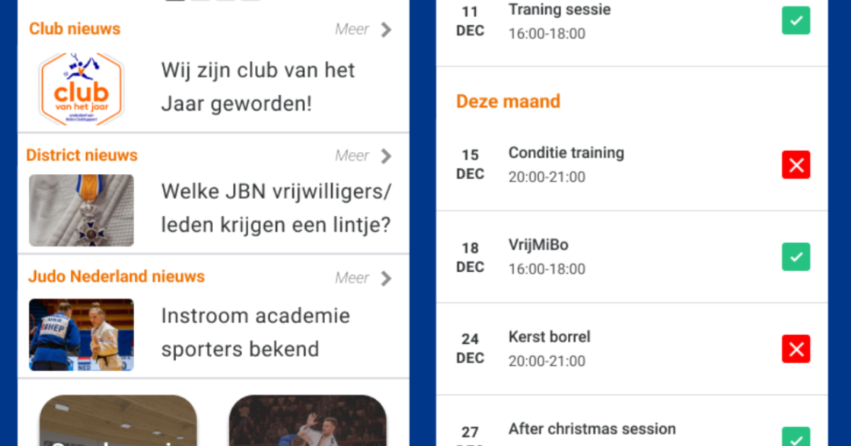Judoband Nederland | Download hem nu: de JBN-app Judoband Nederland | Download hem nu: de JBN-app