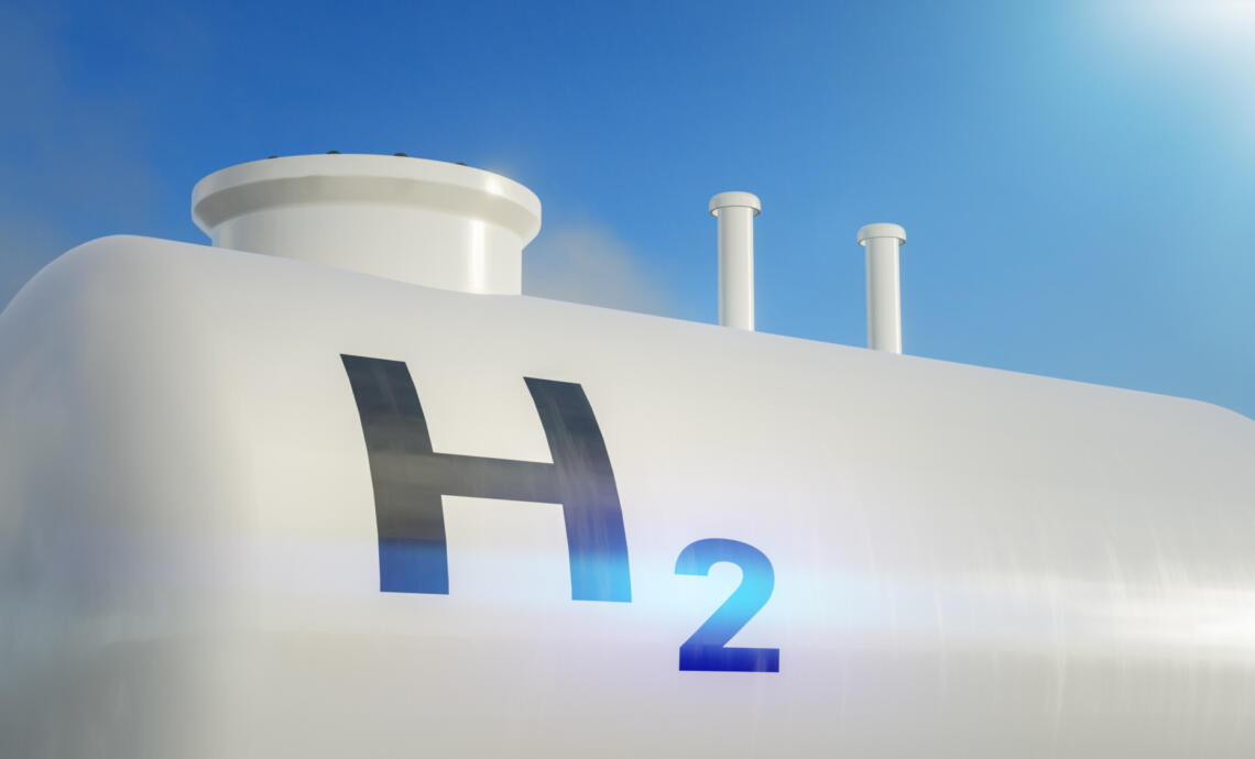 Modern hydrogen tank renewable energy