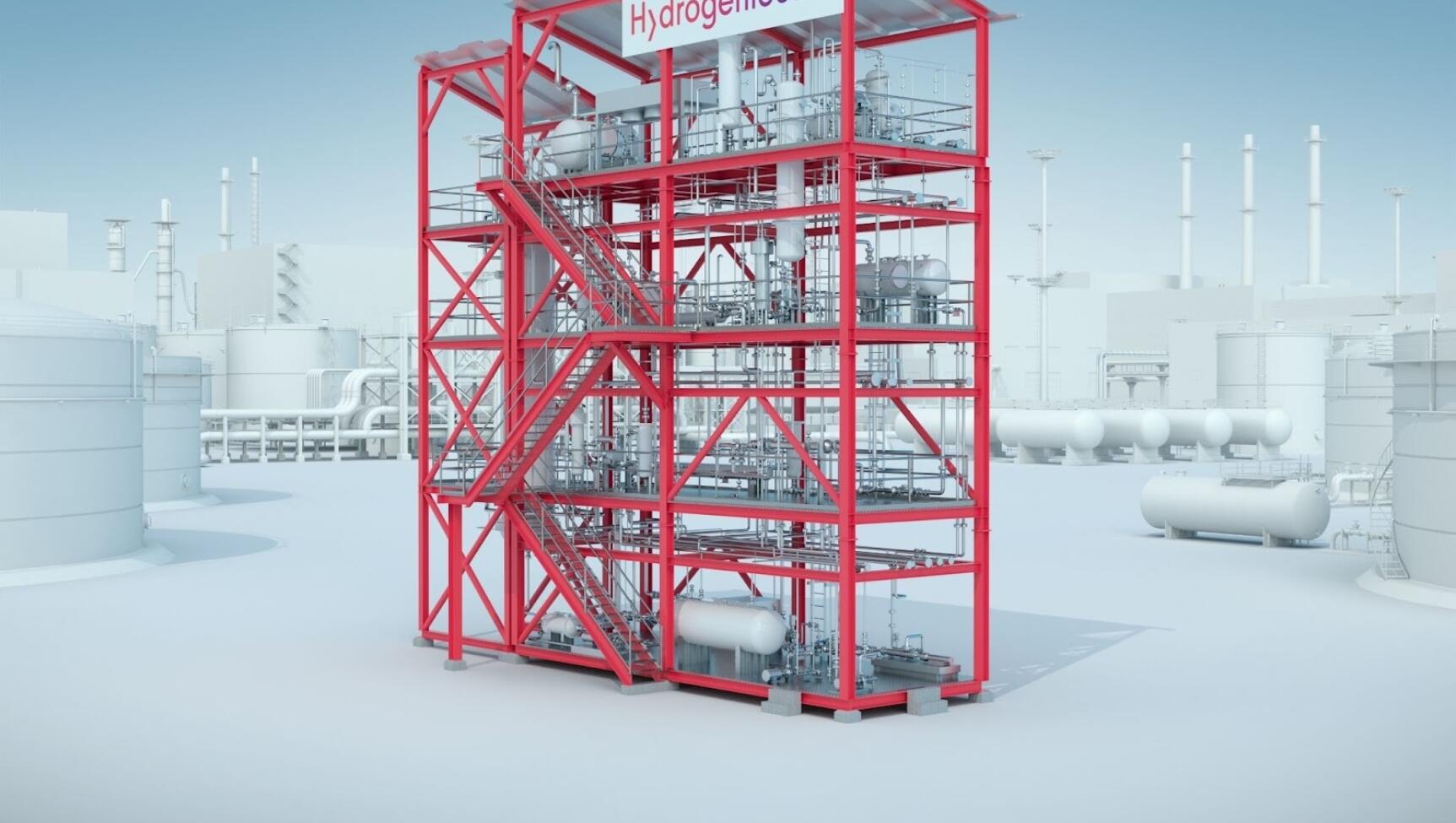LOHC Storage Plant Rendering c Hydrogenious LOHC Technologies 1