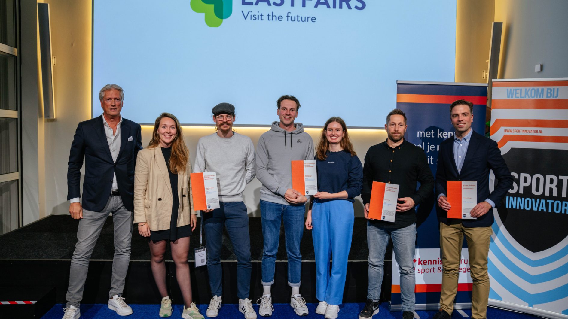 Sidesessie Challenge Circulair en lancering innovatieplatform duurzame sportaccommodaties Foto Prijswinnaars DSC05908 17